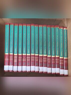 Caribe Grolier Nueva Enciclopedia Cumbre Spanish Hardcover 15 Vol 2000